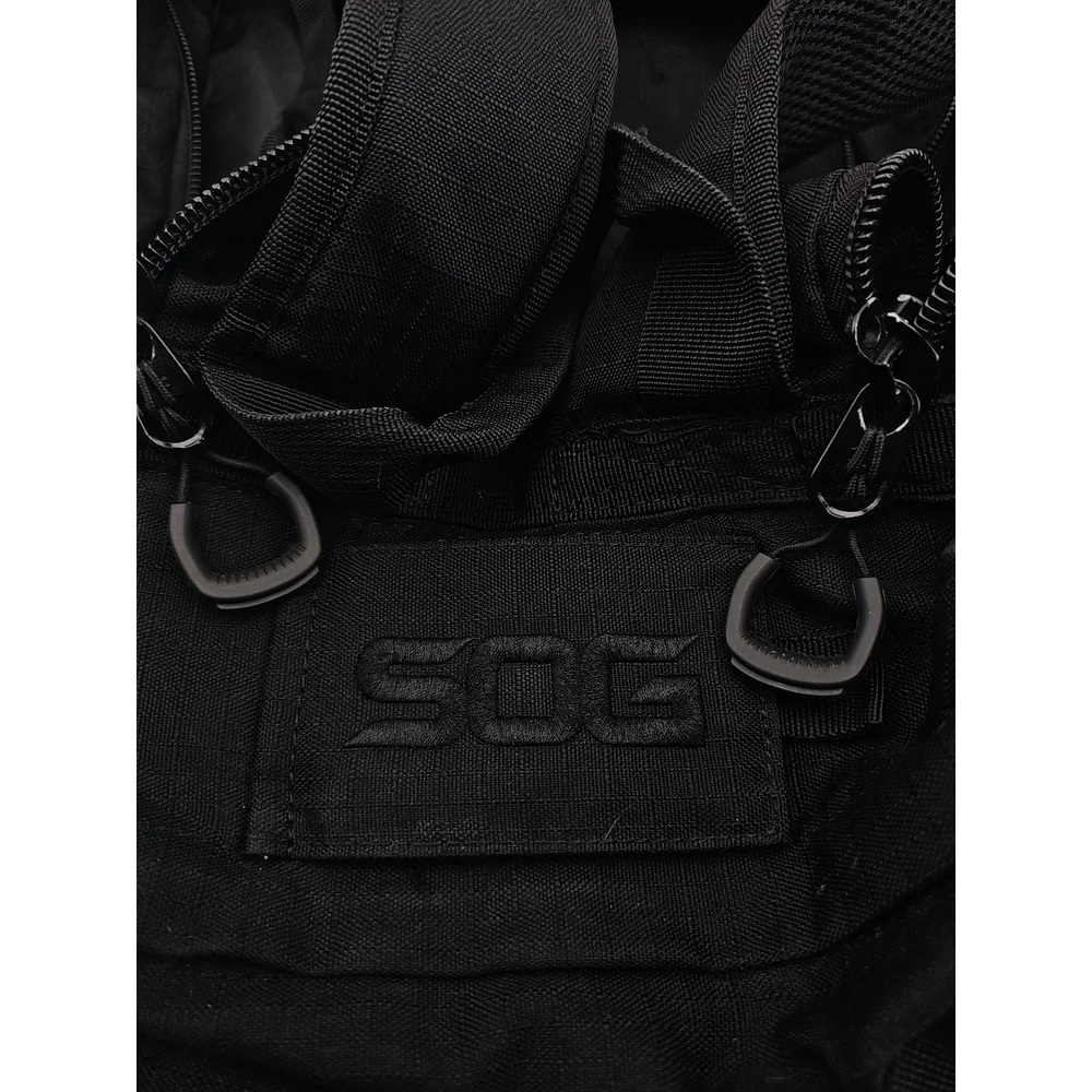 SOG Black Tactical Backpack Gym Bag